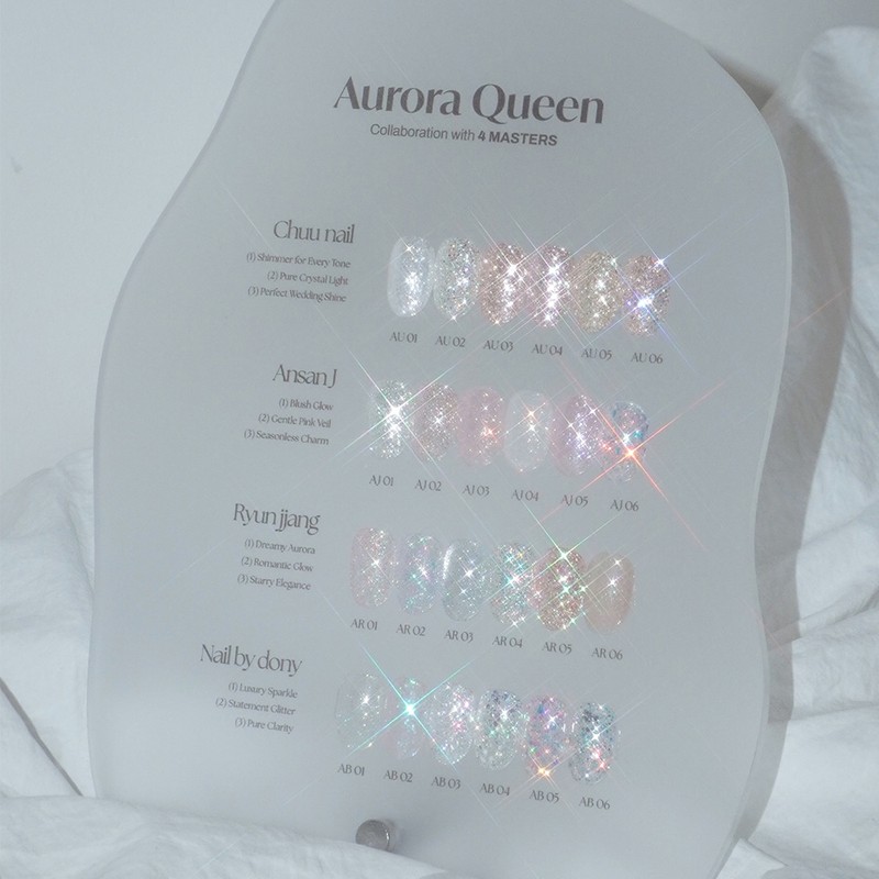 Diesel Aurora Queen Master 2-wheeler 6-piece set glitter gel /