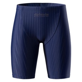 MY KILOMETRE Traje de baño Jammer para niños con cordón de entrenamiento para niños y jóvenes, traje de baño para niños, Azul Marino, Small