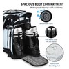 Heliar 55L-70L Expandable Ski Boot Bag – Waterproof, Durable Backpack