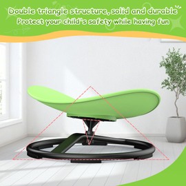 RetroAudio Sensory Spinning Chair for Autistic Kids Sensory Swivel Chairs for Kids Sit and Spin Toys for Toddlers 3+ Enhancing Motor Skills Educational Indoor & Outdoor Toys