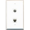 RiteAV - 1 Coax F Type and 1 Cat5e Ethernet