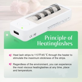 ALLOVE Heatinglashes Self Adhesive Eyelashes DIY Lash Clusters Kit Heated Pre-Glued 80D Fluffy Lash Clusters Press on Lash Kit with Heater and Applicator Cluster Eyelash Extensions No Glue Needed