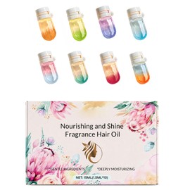 WMYCBFH WMYCBFH 10PCS Perfume & Oil 2 in 1, Avocado & Camellia Nourishment for Frizzy, Women Mini Scented Hair Perfume Oil, for Restore Dry, Frizzy and Damaged Hair