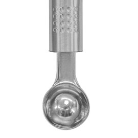 Fackelmann OPAL Melon Baller, Food & Fruit Scoop, Grapefruit & Potato Scoop, Cutting Scoop Head, Stainless Steel, 16.5x2.3x1.5cm, Silver