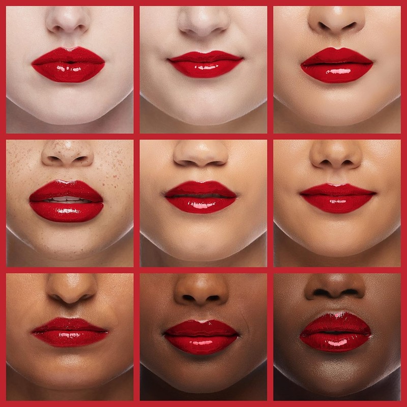 Palladio Lip Gloss, Brillo de Labios No Pegajoso, Ofrece Color