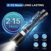SuperFire 2-Pack 1000 Lumens Rechargeable Flashlights, USB-C Tactical LED Flashlight