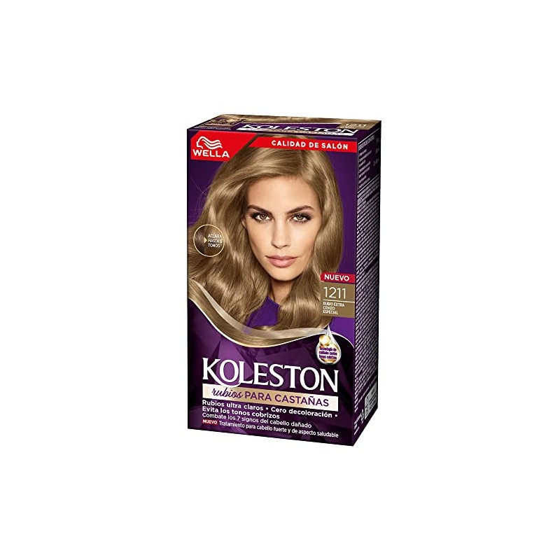 Koleston Tinte Permanente 1211 Rubio Extra Cenizo Especial