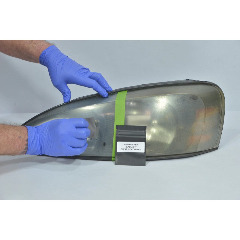 Auto Re-New Headlight Restoration Kit. NO TOOLS REQUIRED. Quick and