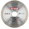 DRAAK Ceramic 115 mm Diamond Cutting Disc Wet & Dry
