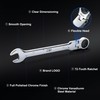 Prostormer 14-Piece Metric Flex-Head Ratcheting Wrench Set, 6-19mm Combination Wrench