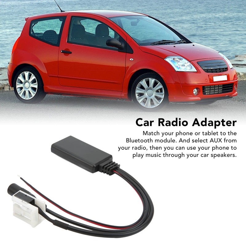 Car Radio Bluetooth 5.0 Music AUX Phone Call Handsfree MIC