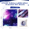 HTVSTD Galaxy Sublimation Transfer Ink Sheets- 12 Pcs 12" x