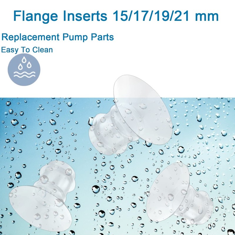 Flange Insert 3PC 15mm for Momcozy S12 pro/S9 pro/S9/S10/S12/Medela/Tsrete/Spectra/Bellababy etc