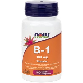 NOW B1 100mg Thiamine, 100 Tablets