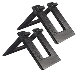 NOELAMOUR Strider Stand for Kids Bicycle Kids Bike BMX Reinforced PVC Set of 2 (Black)