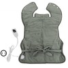 Back Heating Pad Dark Grey Soft Plush Hands Free Design