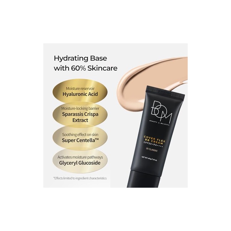 BOM Cover Flex BB Cream SPF50+ PA++++ #01 Classic