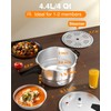 WantJoin 4QT Aluminum Pressure Cooker w/Release Valve & Multiple Protective
