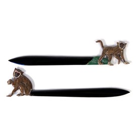 LX Wholesale Pack Handpainted Monkey Letter Opener (Set of 12)