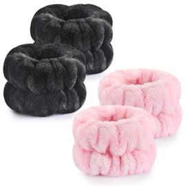 Toallas de muñeca para lavar la cara, dorbetar, muñequeras de microfibra para lavar la cara, pulseras de spa para lavar la cara, bandas de toalla...  