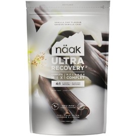 NÄAK Complete Mixes Ultra Recovery, 10 servings, 600g | for optimal recovery after a hard workout. Made with simple and complex natural carbs, plant-based proteins and electrolytes | non-GMO, vegan, gluten-free and soy-free (Vanilla-chaï).