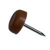 Nail On Furniture Glides/Flat Head/Chair Foot Glides in Brown Pack