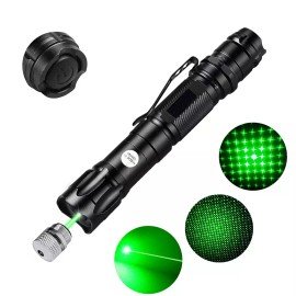 FG 2PK 6000Miles Green Laser Pointer Star Visible Beam Light Rechargeable Lazer Pen