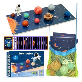 Juego Educativo De 30 Piezas Del Sistema Solar Montessori                                                                                             