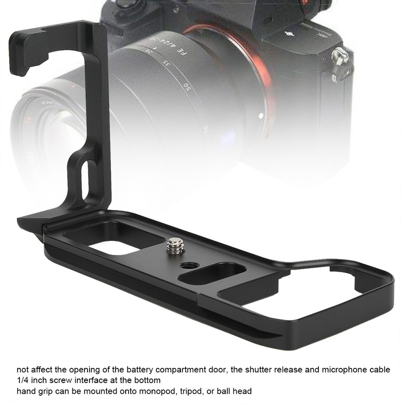 Metal Quick Release L plate Bracket Vertical Hand Grip Holder