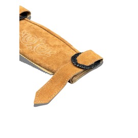 McWilliams Bavarian Suspenders for Lederhosen Men - Classic Leather Adjustable, Durable, and Stylish Traditional Braces