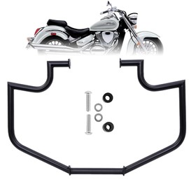 Kinglemc Crash Bar Engine Guard Highway Freeway Bar for Suzuki Volusia Boulevard 800 C50 M50 2000-2021 (Matte Black)