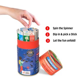 Chalk and Chuckles Smart Sticks Countries of The World Game, Gifts for 8-12 Year Old, Cool Learning Gift Idea for Teenage Boys & Girls