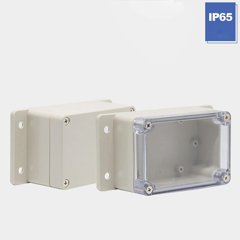 Waterproof Electronic Project Box Enclosure ABS Plastic Cover Cases Grey/Transparent