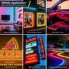 Dyna-Living LED Storefront Lights 80FT Commercial RGB Window Lights for