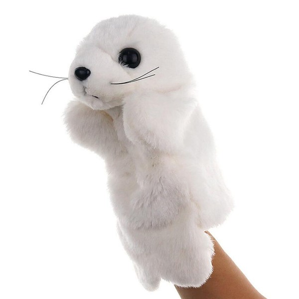 Plush Seal Hand Puppets Stuffed Ocean Animals Toys for Kids