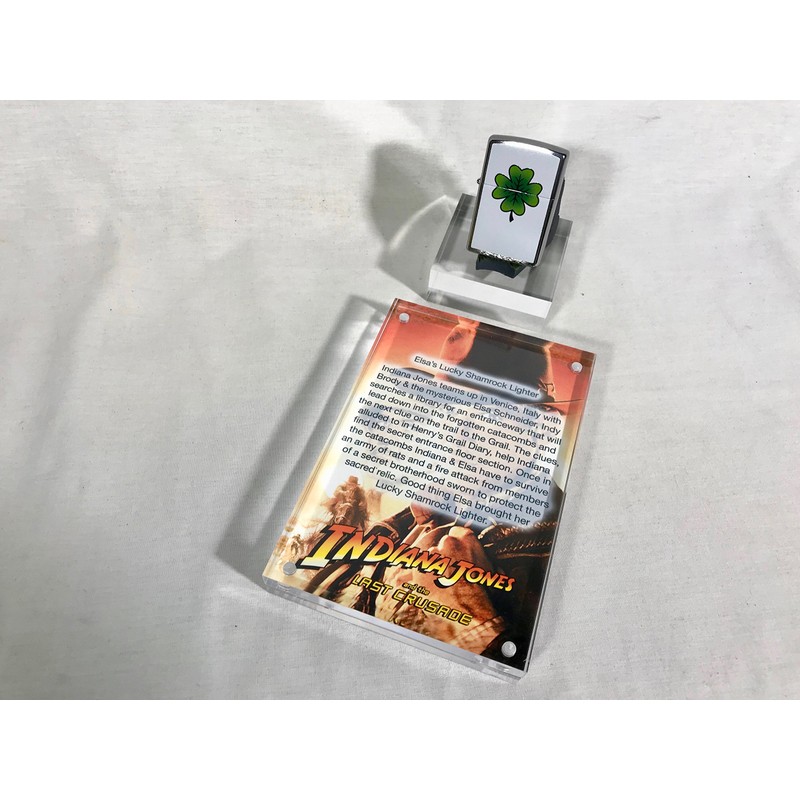 Reel Art Indiana Jones Elsa's Lucky Shamrock Lighter