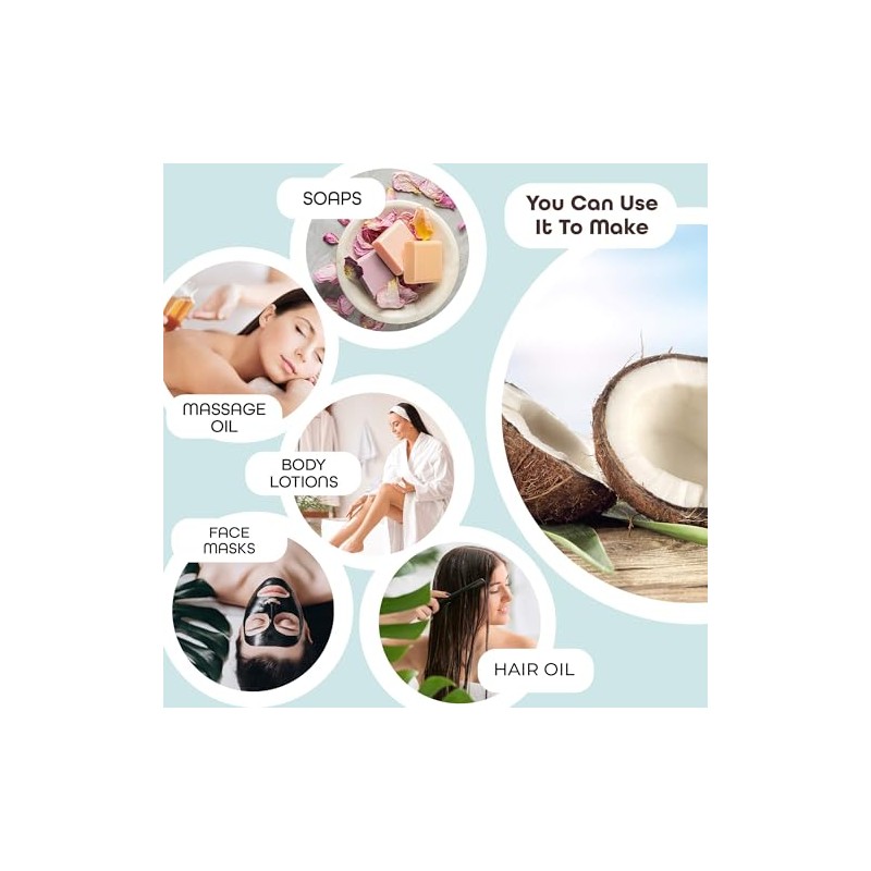 Aceite de Coco Sin Refinar - Premium Nature Coconut Oil