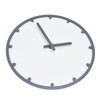 Wooden Wall Clock Silent Non Ticking Round Clock with Hook