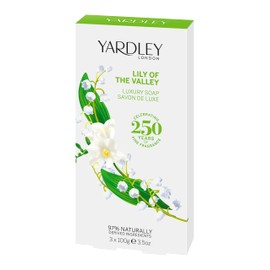 'Yardley London Lily of the Valley Luxury Soap 3 x100g