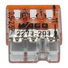 Pack of 50 x Wago 2273-203 compact connection box terminals,