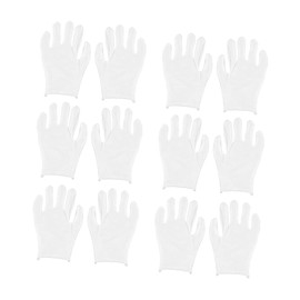 Healeved 12 Pairs Xl White Cotton Industrial Gloves Thin Protective Work Gloves for Gardening Cleaning Jewelry Inspection and Manual Tasks Easy to Clean Lightweight Comfort