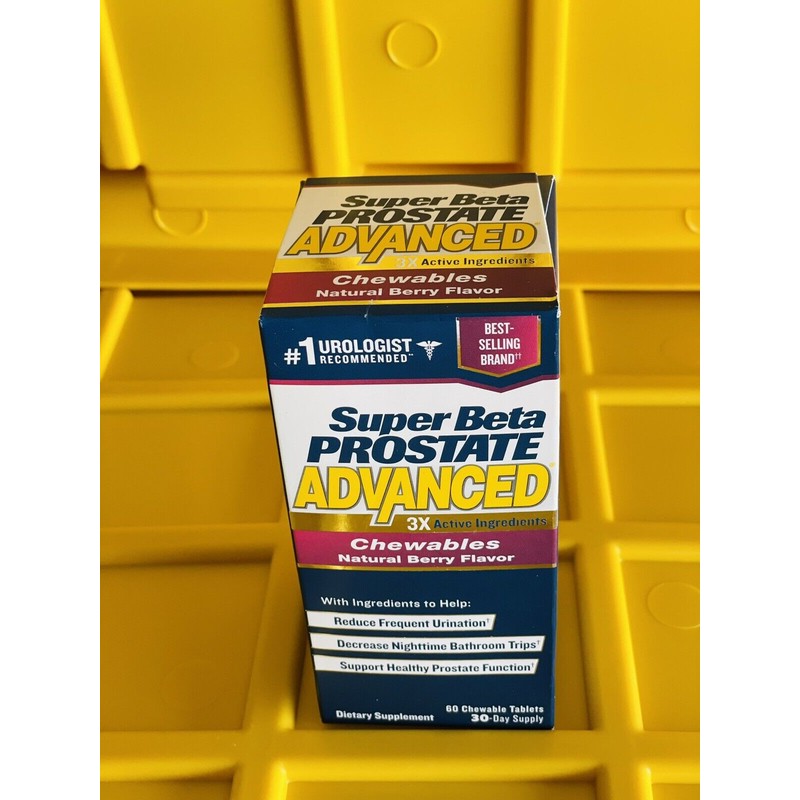 New Vitality Super Beta Prostate Advanced Natural Berry Chewables 60