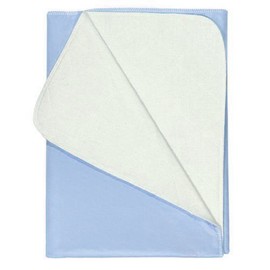 Nobles Reusable Bed pad/Underpad - Machine Washable & Dryable, Waterproof, Extra-Absorbent, Personal Care & Better Than Hospital Under Pad (Blue, 35"X"23")