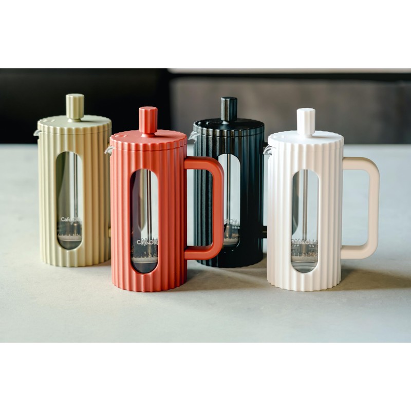 Café Olé Ciao 3 Cup Cafetière, Stainless Steel Gauze, French