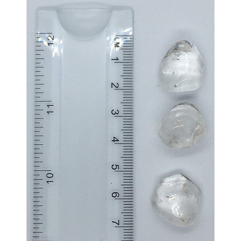 Clear Quartz Small Tumble Stones - 5 Pc