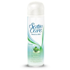 Satin Care Shaving Gel Sensitive | 200ml | Aloe Vera Formula for Soft, Smooth Skin | Protects Against Irritation