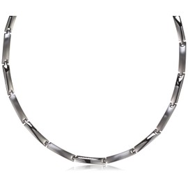 Boccia 0817-02 Women's Necklace Titanium Pol/Satellite, Titanium, No Gemstone