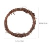 VALICLUD 10pcs Natural Grapevine Wreaths Rattan Vine Branch Wreath 8cm
