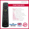 Replacement Remote Control For Panasonic TX-L32E6B Tv