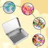 Rectangular Metal Tins with Lids, Small Metal Box with Lid
